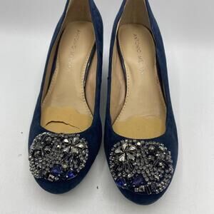 Antonio Melani Womens  Shoes Size 6 M Blue Dress Comfort Slip On